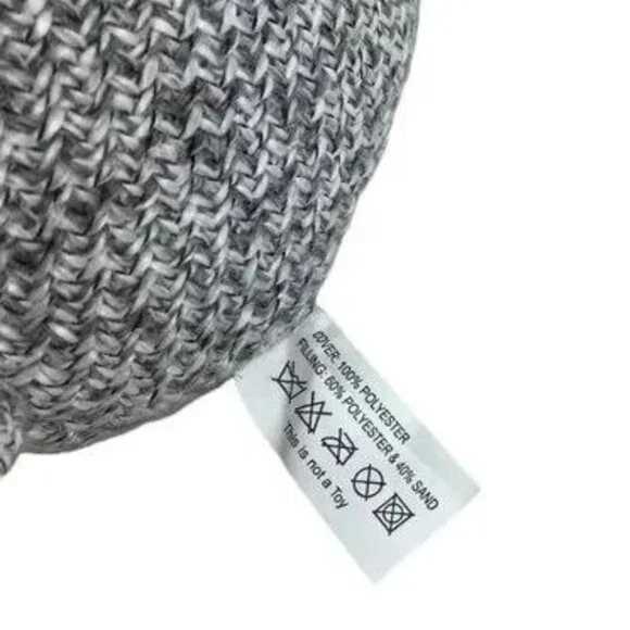 Elements Decorative Cat Door Stopper | NWT | Gray White Black - Picture 9 of 13